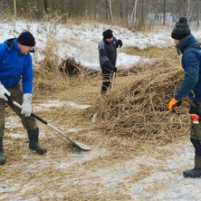 Akcja wycinania trzciny. Przygotowania do sezonu