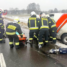 Trzy osoby poszkodowane. Doszło do poważnego wypadku
