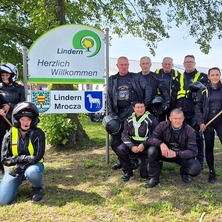 Motocykliści odwiedzili Lindern. Promocja gminy